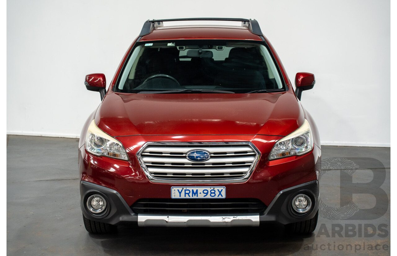 3/2015 Subaru Outback (AWD) 2.5i MY15 4d Wagon Venetian Red 2.5L
