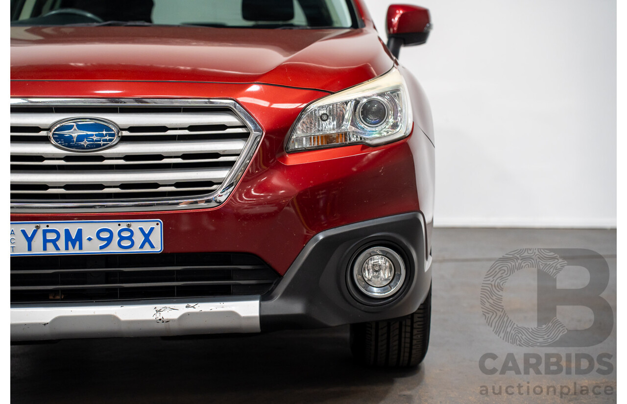 3/2015 Subaru Outback (AWD) 2.5i MY15 4d Wagon Venetian Red 2.5L
