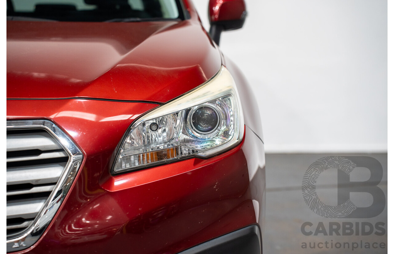 3/2015 Subaru Outback (AWD) 2.5i MY15 4d Wagon Venetian Red 2.5L