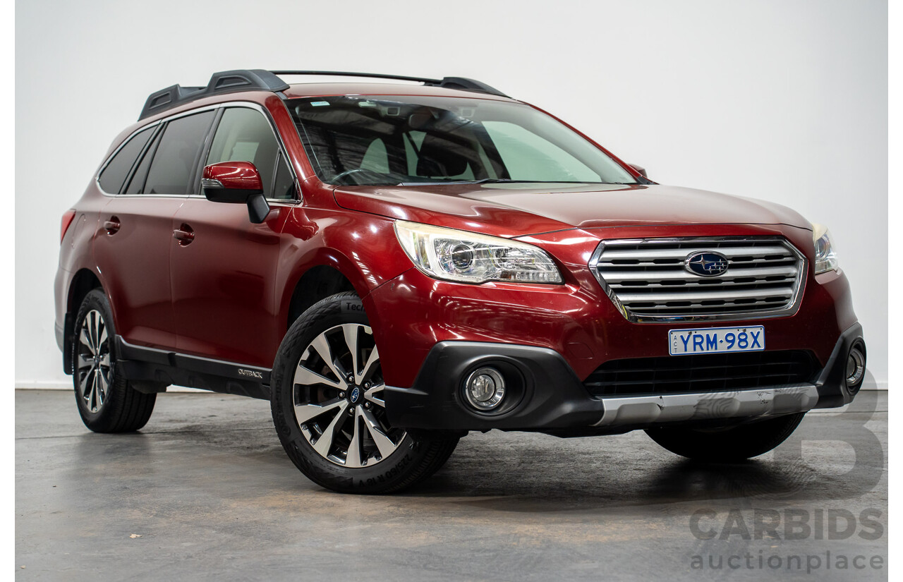 3/2015 Subaru Outback (AWD) 2.5i MY15 4d Wagon Venetian Red 2.5L