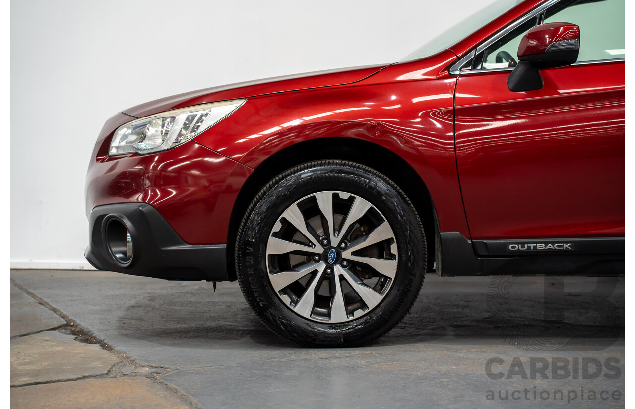 3/2015 Subaru Outback (AWD) 2.5i MY15 4d Wagon Venetian Red 2.5L