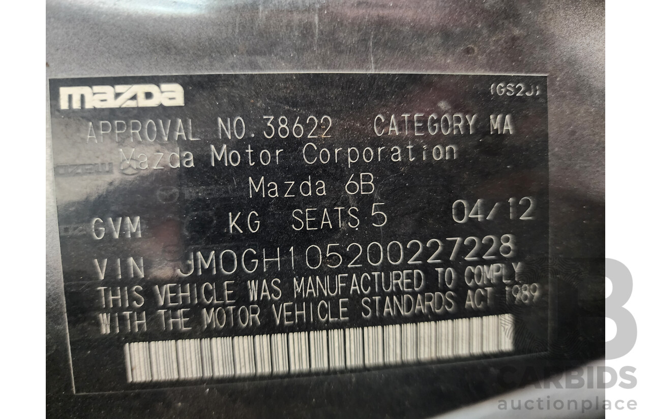 4/2012 Mazda Mazda6 Touring GH MY11 4d Wagon Grey 2.5L