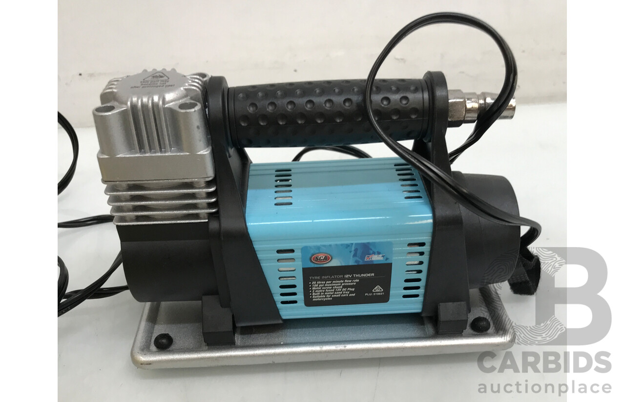 SCA 12V Thunder Tyre Inflator