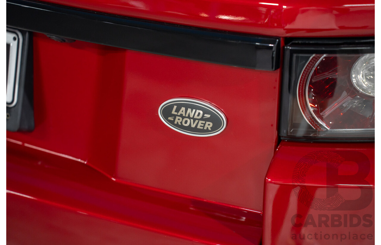 6/2013 Range Rover Evoque TD4 Pure LV MY13 5d Wagon Firenze Red Metallic/Santorini Black Roof Turbo Diesel 2.2L