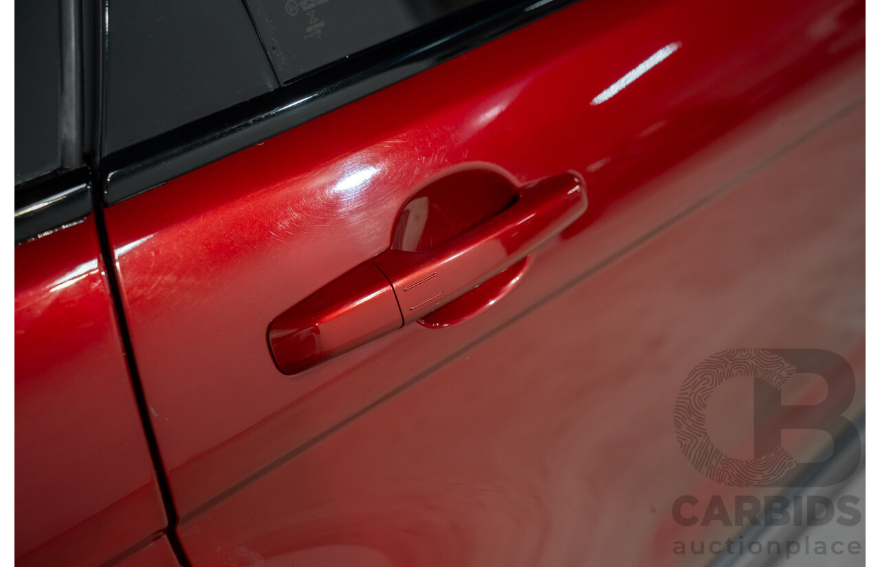 6/2013 Range Rover Evoque TD4 Pure LV MY13 5d Wagon Firenze Red Metallic/Santorini Black Roof Turbo Diesel 2.2L