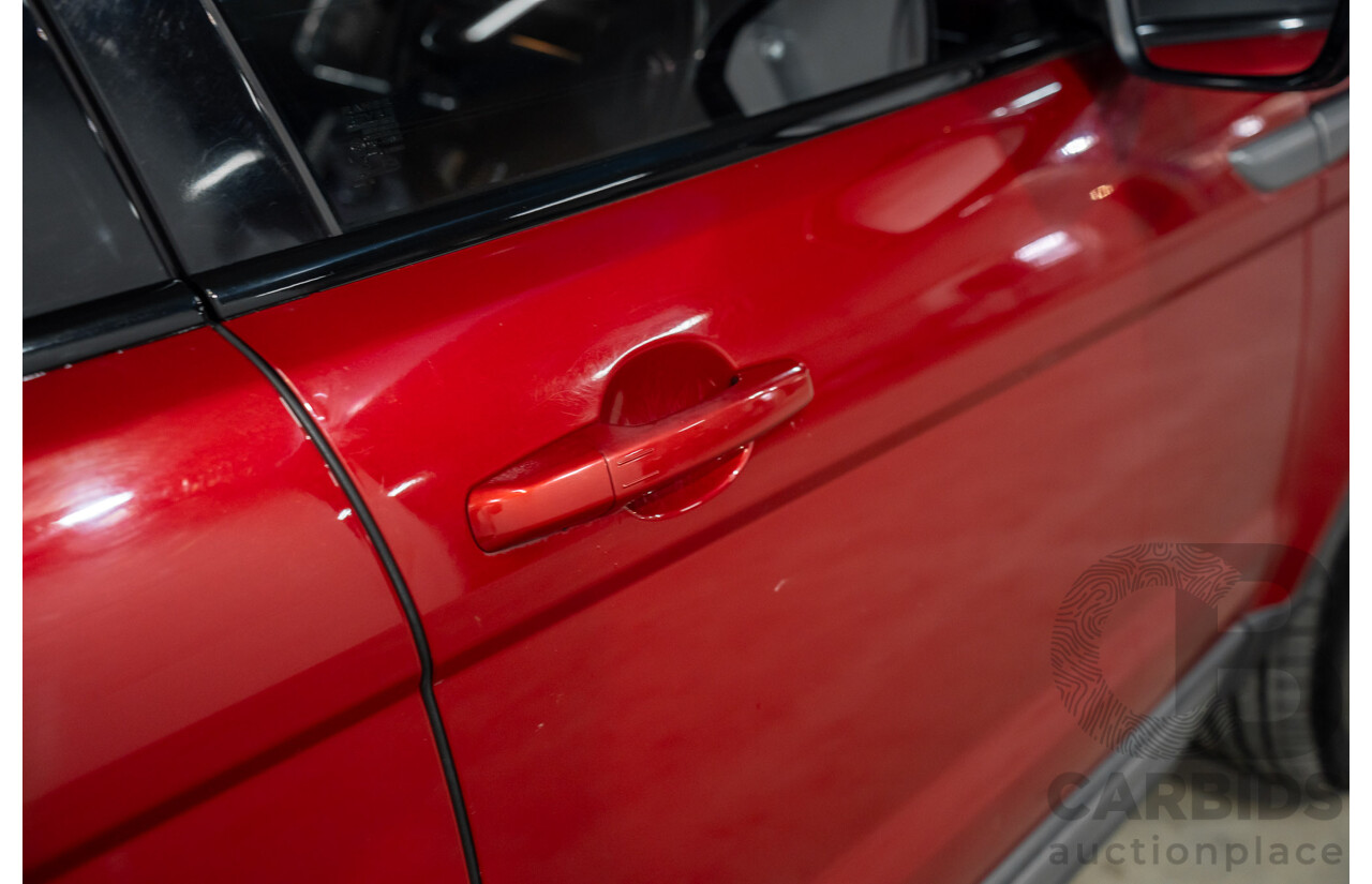 6/2013 Range Rover Evoque TD4 Pure LV MY13 5d Wagon Firenze Red Metallic/Santorini Black Roof Turbo Diesel 2.2L