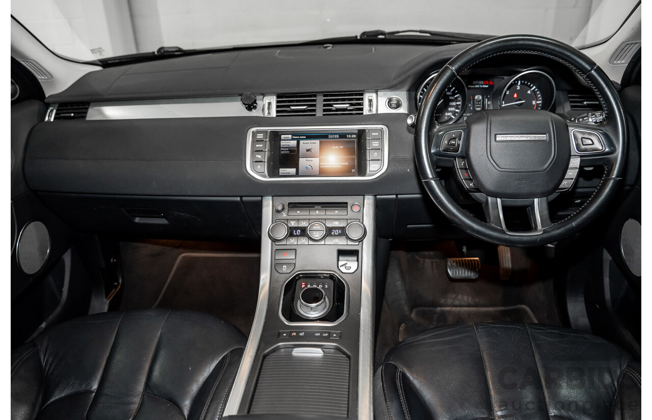 6/2013 Range Rover Evoque TD4 Pure LV MY13 5d Wagon Firenze Red Metallic/Santorini Black Roof Turbo Diesel 2.2L