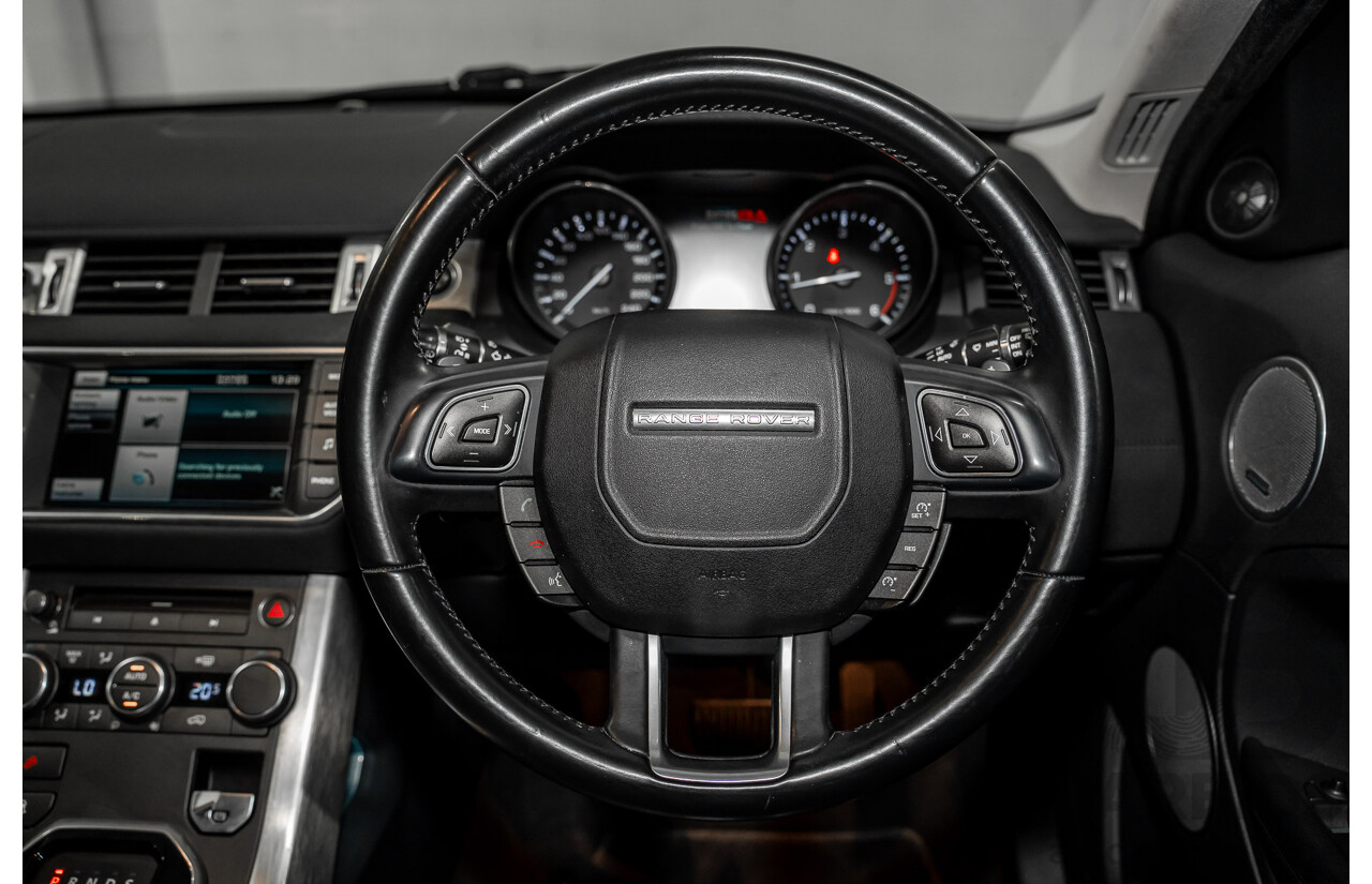 6/2013 Range Rover Evoque TD4 Pure LV MY13 5d Wagon Firenze Red Metallic/Santorini Black Roof Turbo Diesel 2.2L