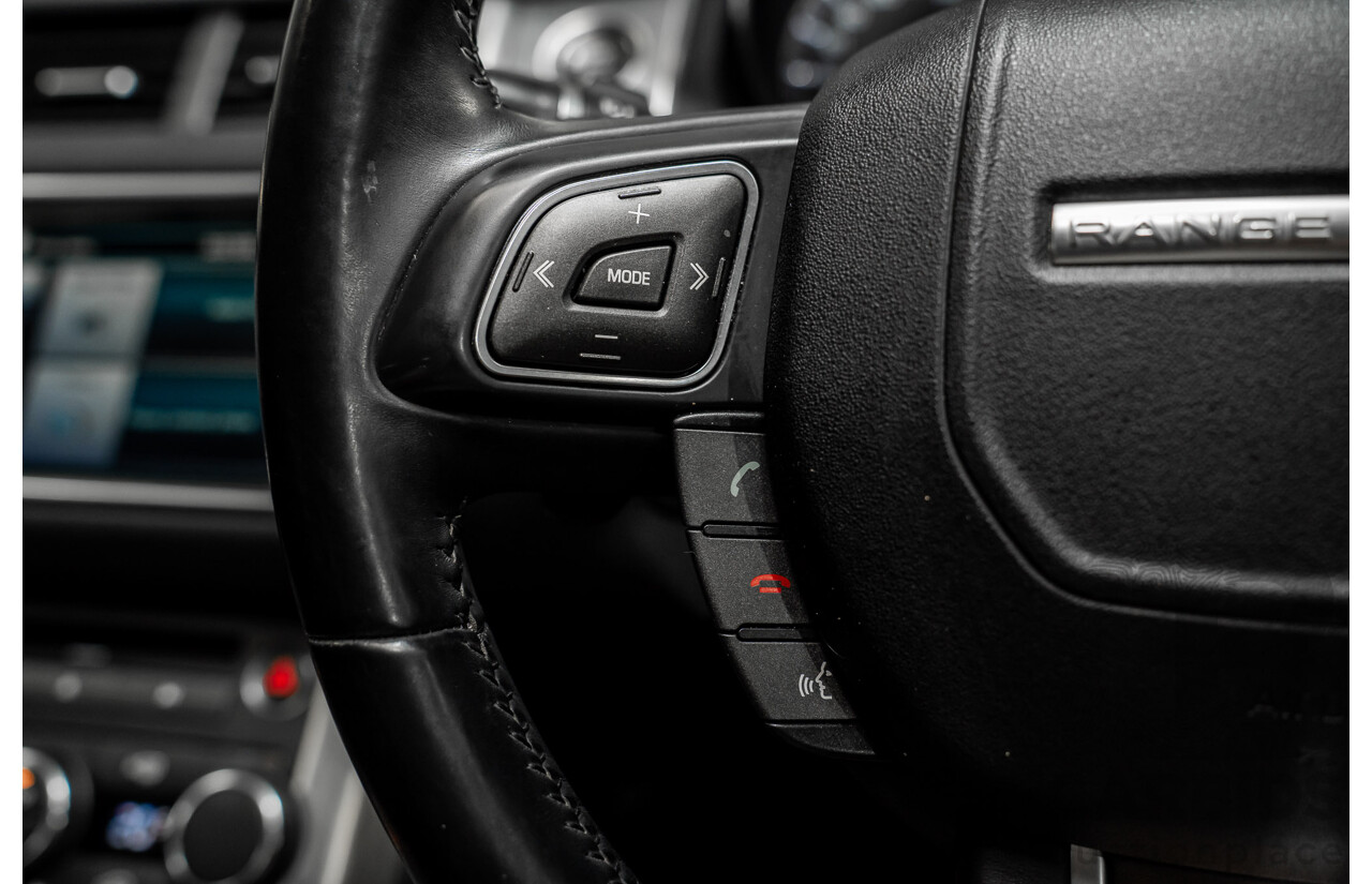 6/2013 Range Rover Evoque TD4 Pure LV MY13 5d Wagon Firenze Red Metallic/Santorini Black Roof Turbo Diesel 2.2L