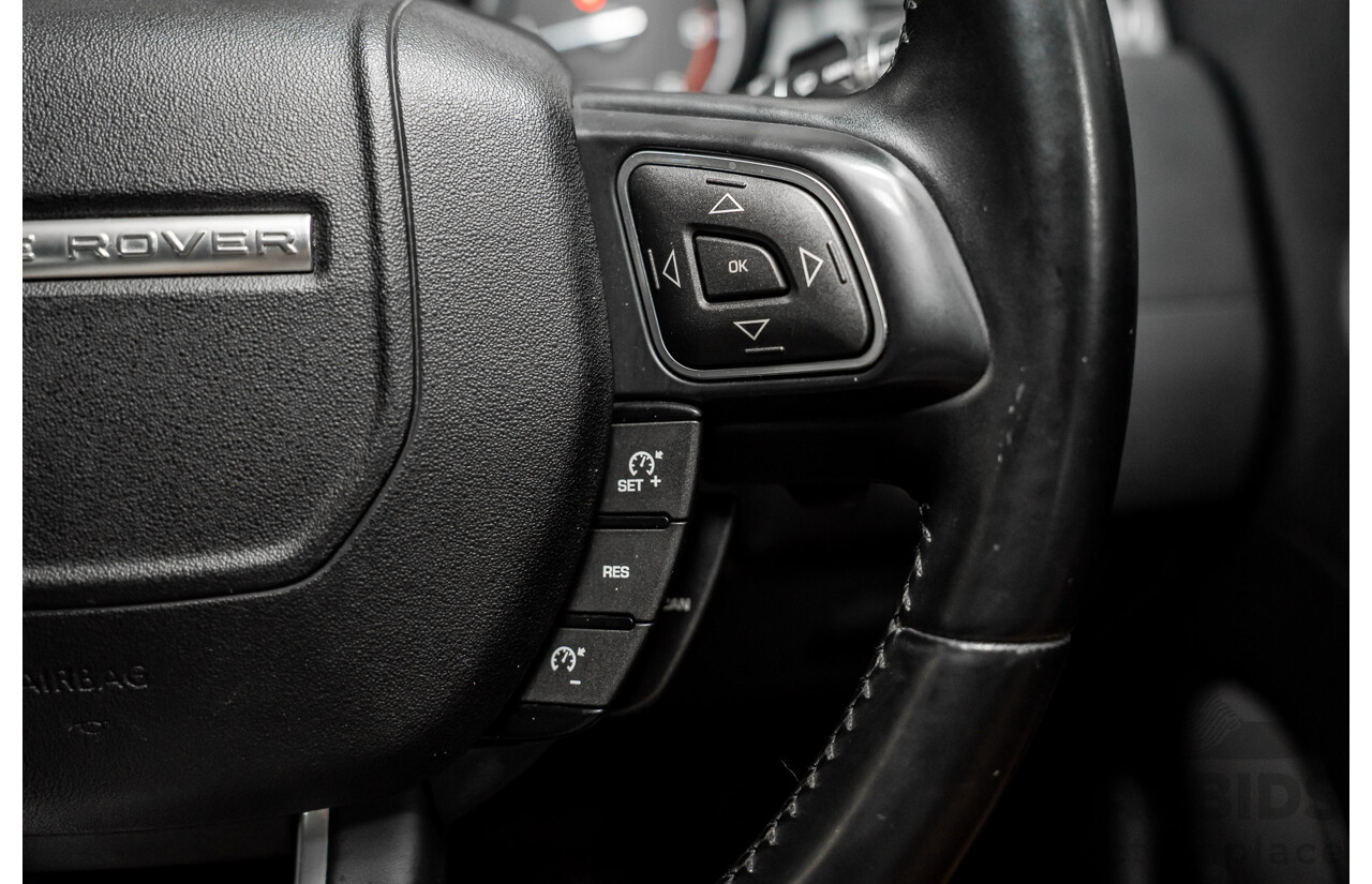 6/2013 Range Rover Evoque TD4 Pure LV MY13 5d Wagon Firenze Red Metallic/Santorini Black Roof Turbo Diesel 2.2L