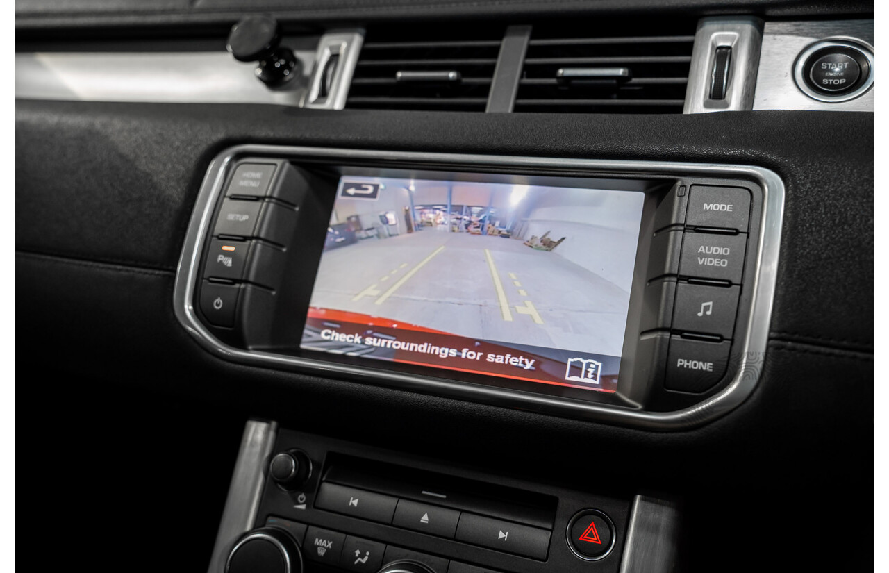 6/2013 Range Rover Evoque TD4 Pure LV MY13 5d Wagon Firenze Red Metallic/Santorini Black Roof Turbo Diesel 2.2L