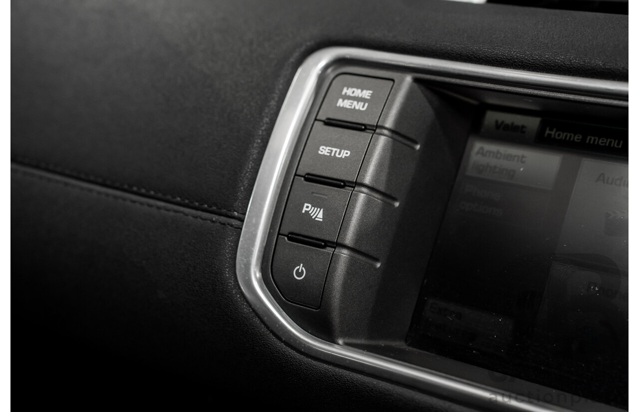 6/2013 Range Rover Evoque TD4 Pure LV MY13 5d Wagon Firenze Red Metallic/Santorini Black Roof Turbo Diesel 2.2L