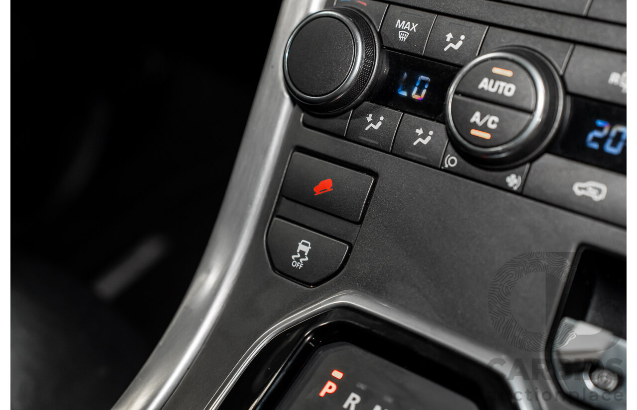 6/2013 Range Rover Evoque TD4 Pure LV MY13 5d Wagon Firenze Red Metallic/Santorini Black Roof Turbo Diesel 2.2L