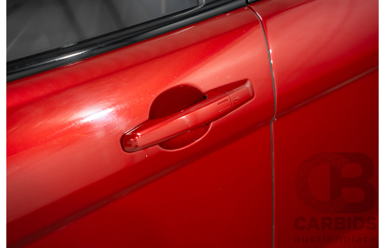 6/2013 Range Rover Evoque TD4 Pure LV MY13 5d Wagon Firenze Red Metallic/Santorini Black Roof Turbo Diesel 2.2L