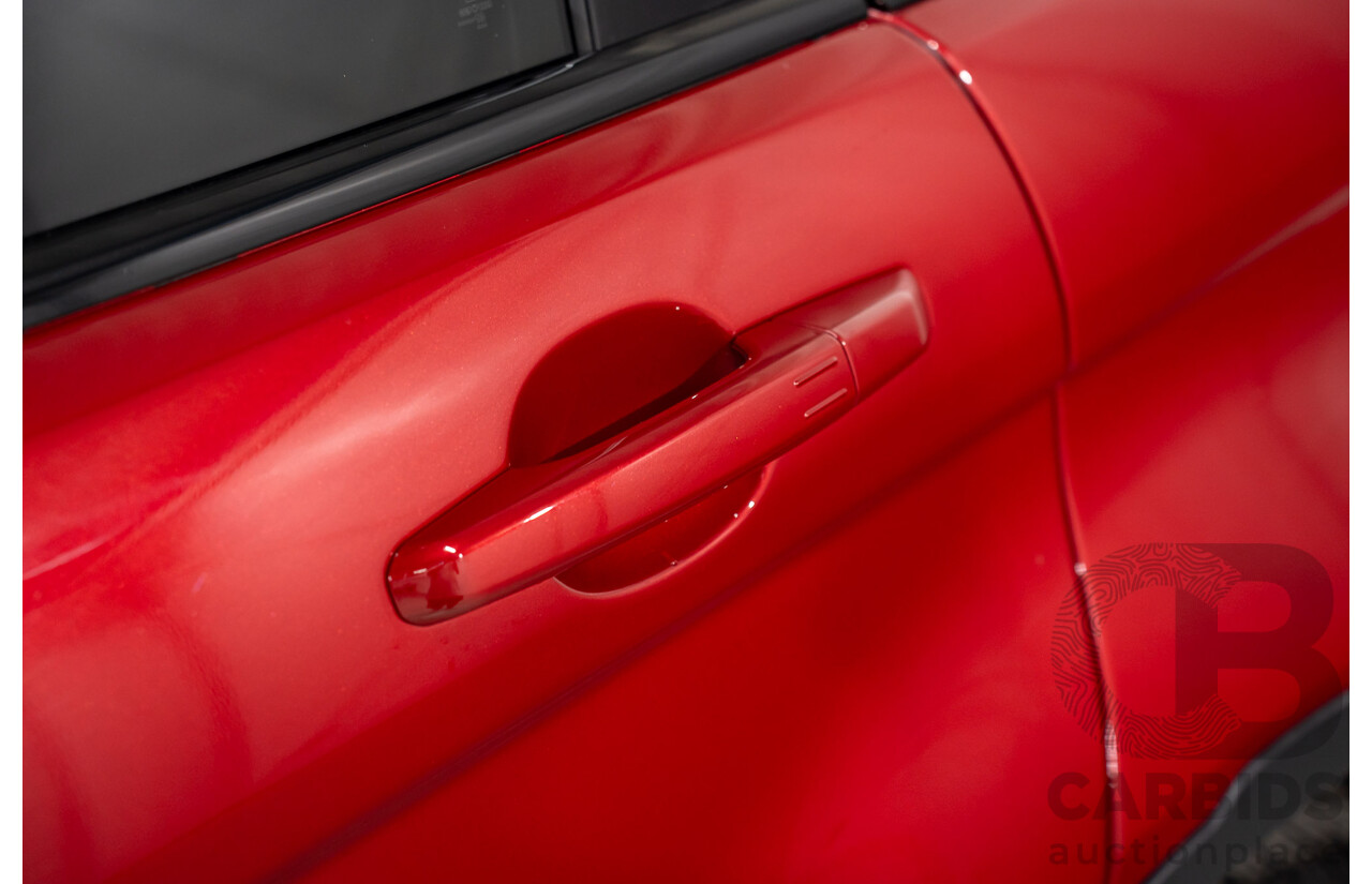 6/2013 Range Rover Evoque TD4 Pure LV MY13 5d Wagon Firenze Red Metallic/Santorini Black Roof Turbo Diesel 2.2L