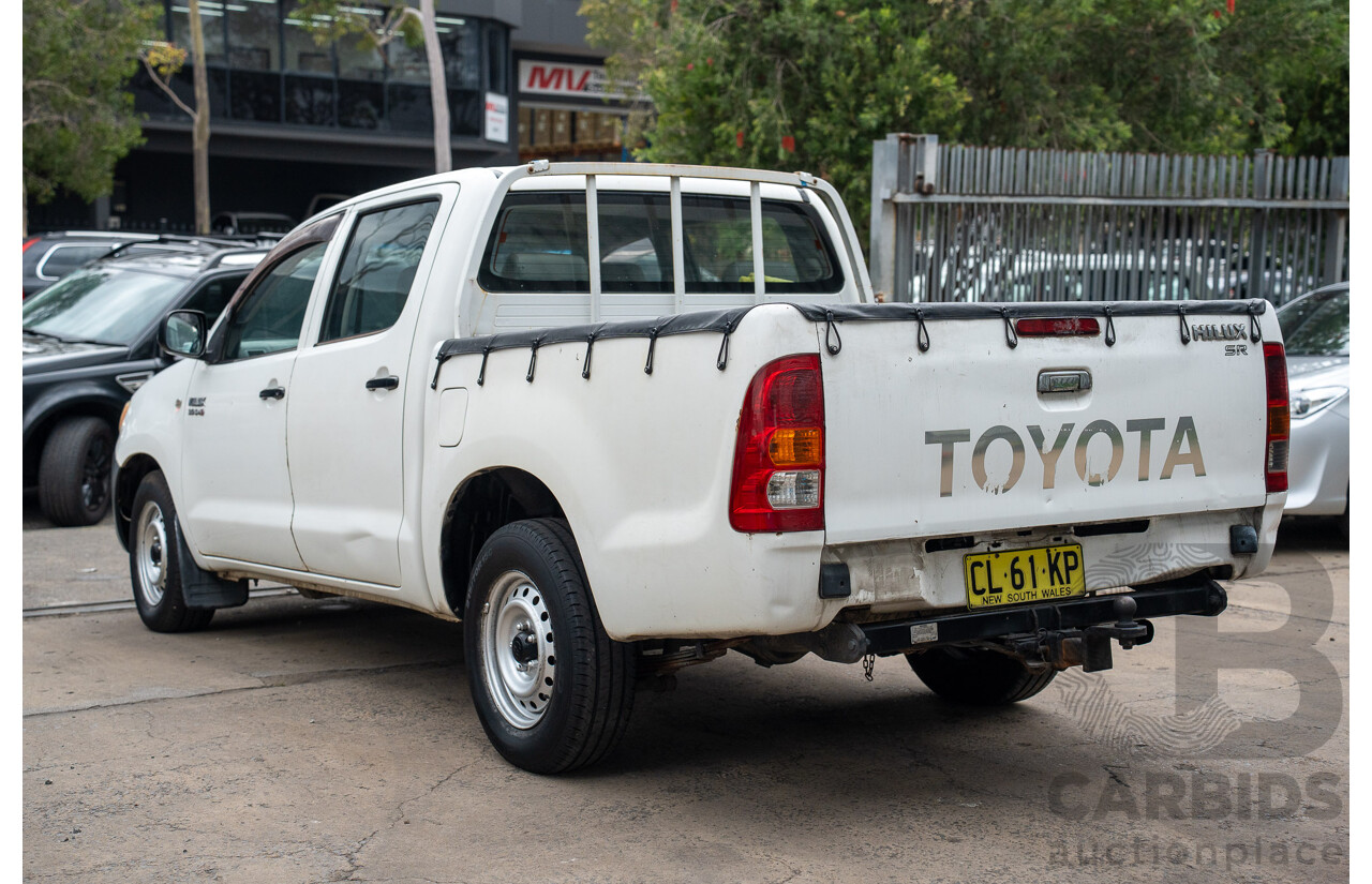 3/2005 Toyota Hilux LN147R Dual Cab P/Up Vanilla White Turbo Diesel 3.0L