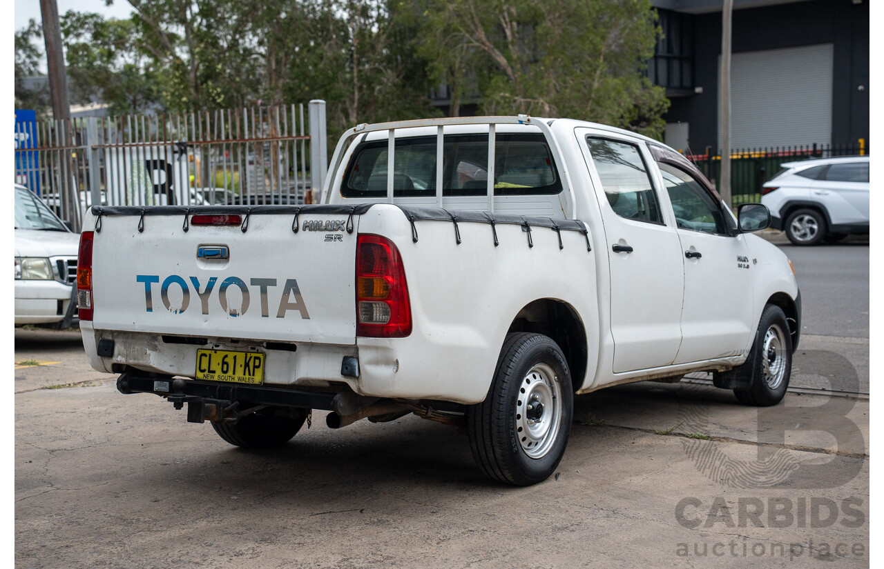 3/2005 Toyota Hilux LN147R Dual Cab P/Up Vanilla White Turbo Diesel 3.0L