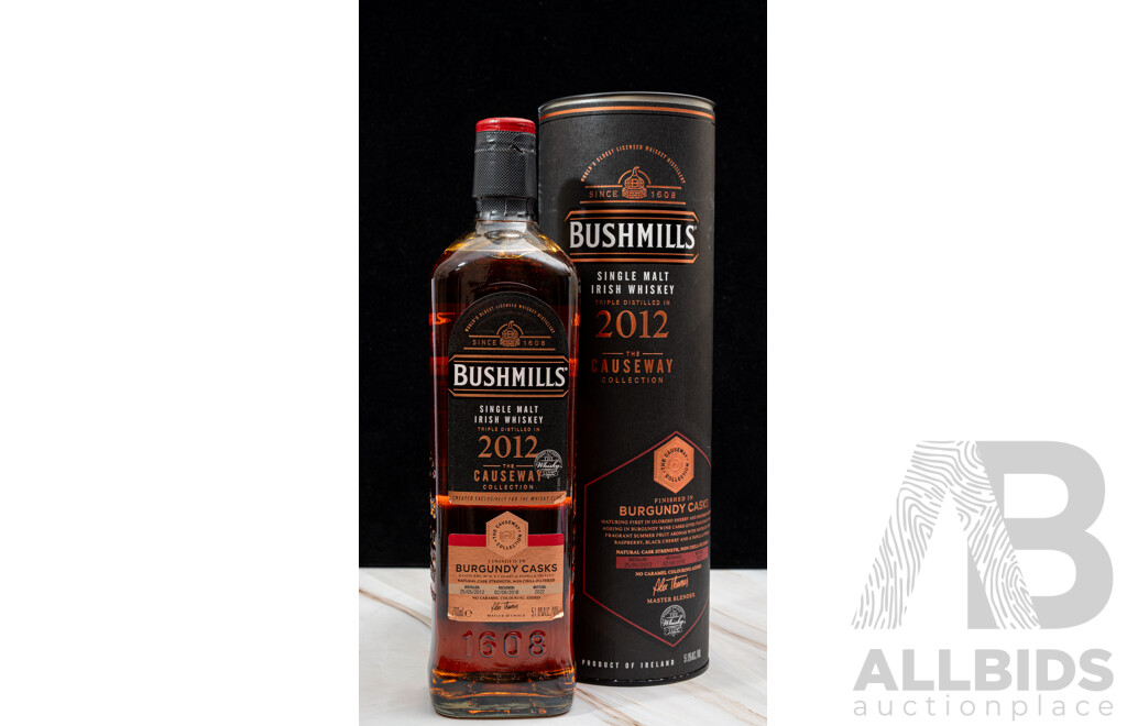 Bushmills Single Malt Irish Whiskey in Presentation Tube