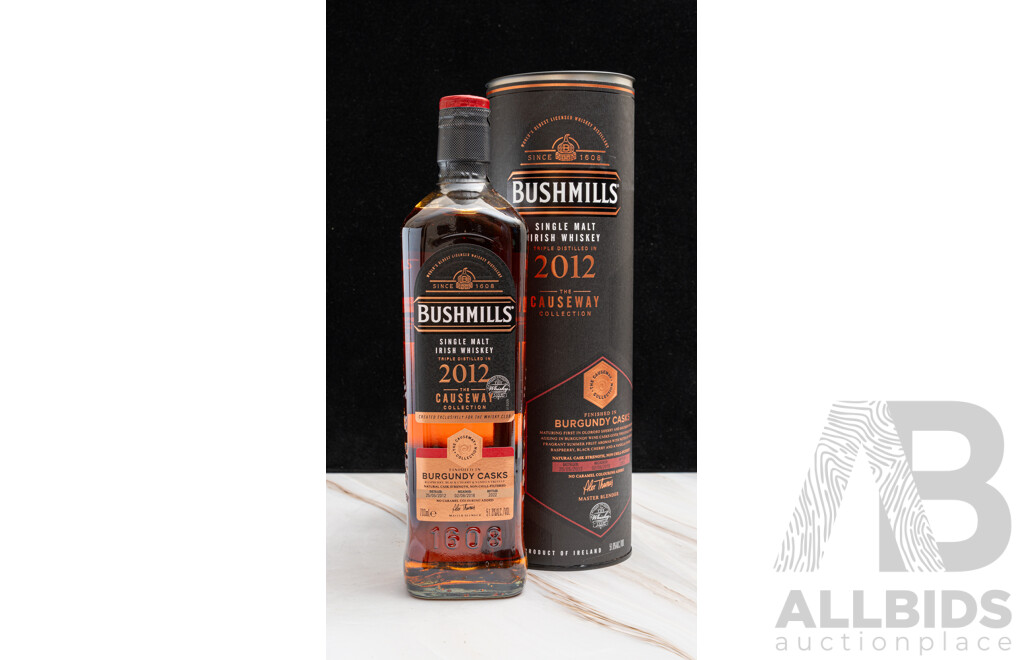 Bushmills Single Malt Irish Whiskey in Presentation Tube