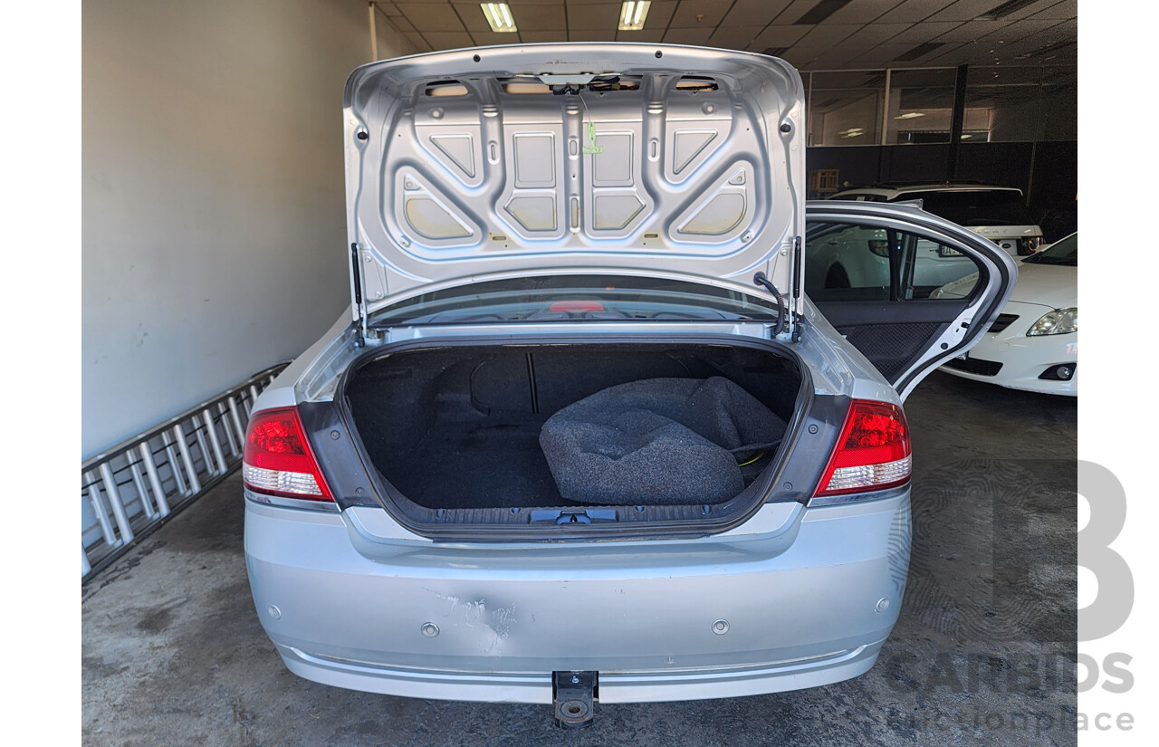 9/2007 Ford Falcon Futura (lpg) BF MKII 4d Sedan Silver Or Chrome 4.0L