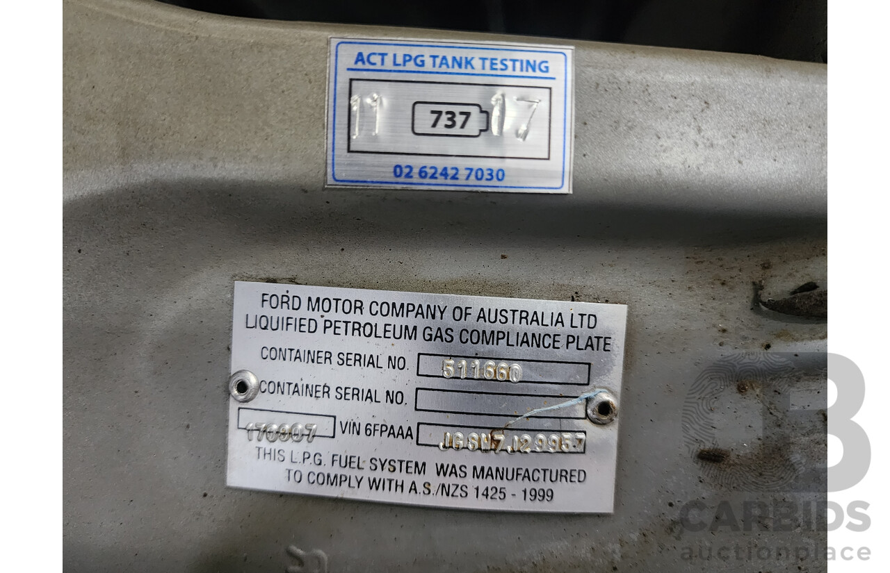 9/2007 Ford Falcon Futura (lpg) BF MKII 4d Sedan Silver Or Chrome 4.0L