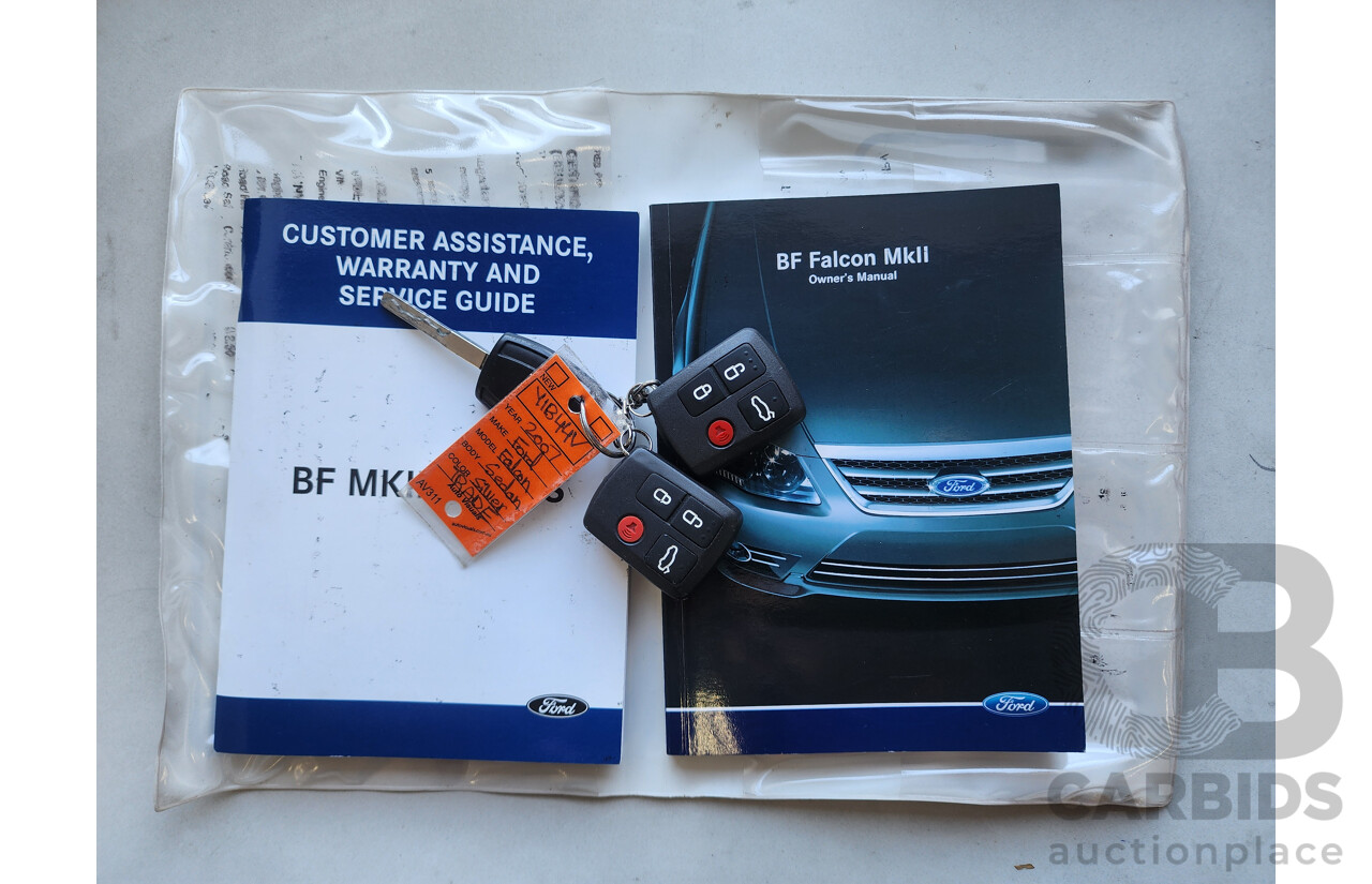 9/2007 Ford Falcon Futura (lpg) BF MKII 4d Sedan Silver Or Chrome 4.0L