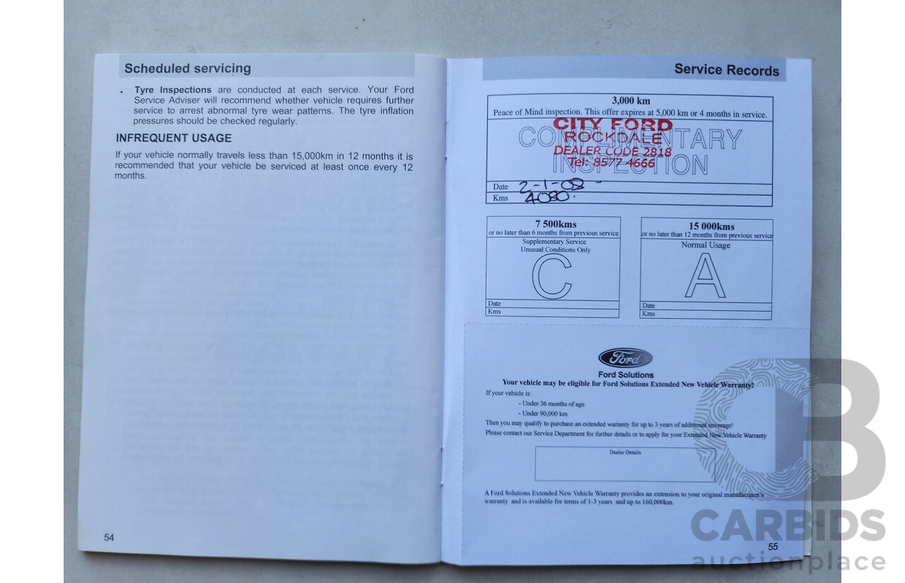 9/2007 Ford Falcon Futura (lpg) BF MKII 4d Sedan Silver Or Chrome 4.0L