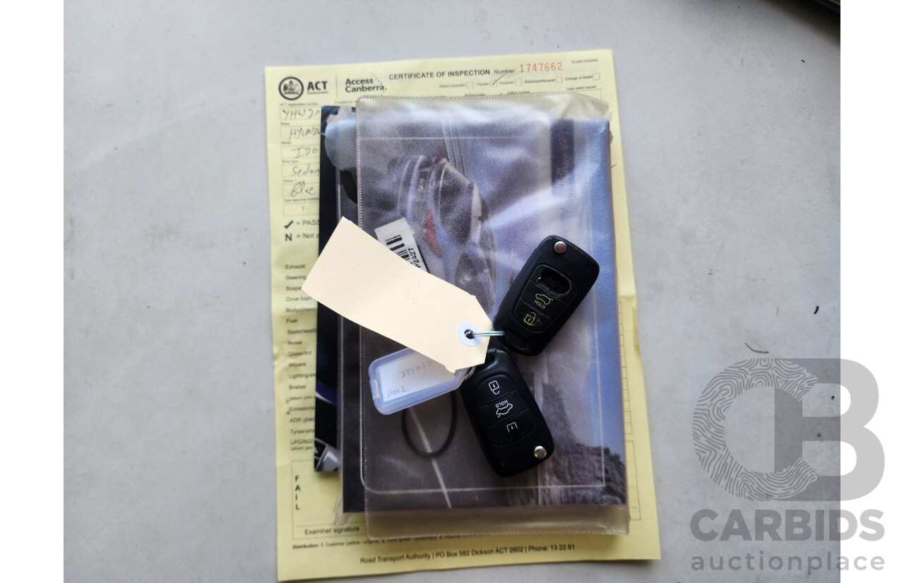 10/2011 Hyundai i20 Active PB MY11 5d Hatchback Blue 1.4L