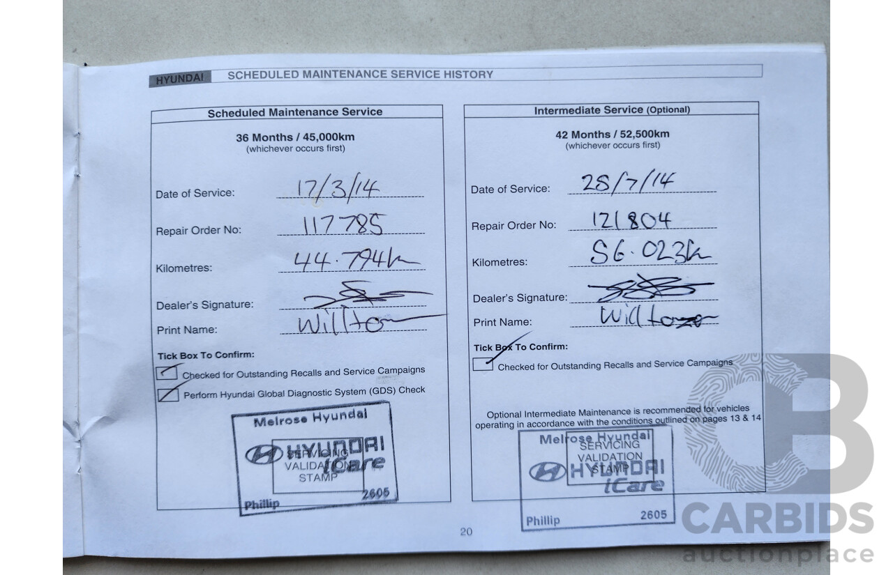 10/2011 Hyundai i20 Active PB MY11 5d Hatchback Blue 1.4L