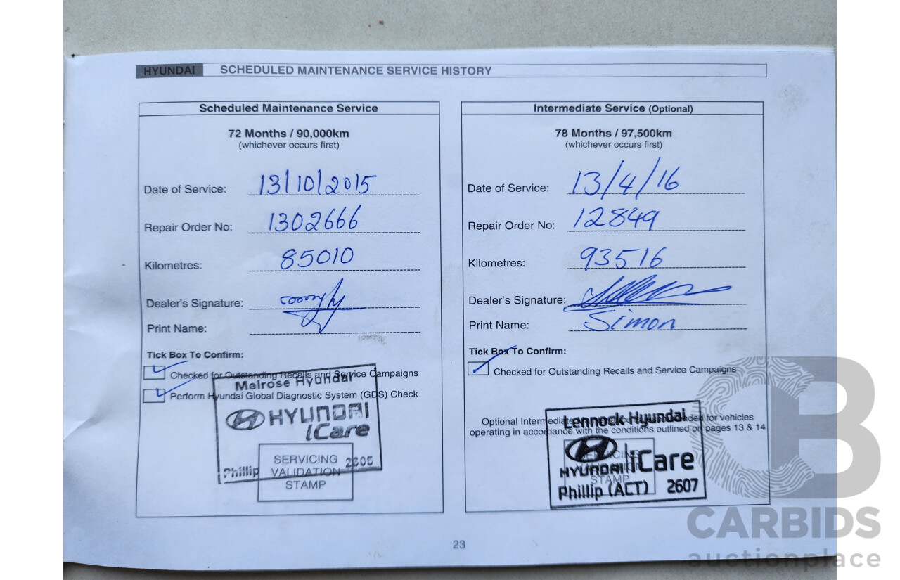 10/2011 Hyundai i20 Active PB MY11 5d Hatchback Blue 1.4L