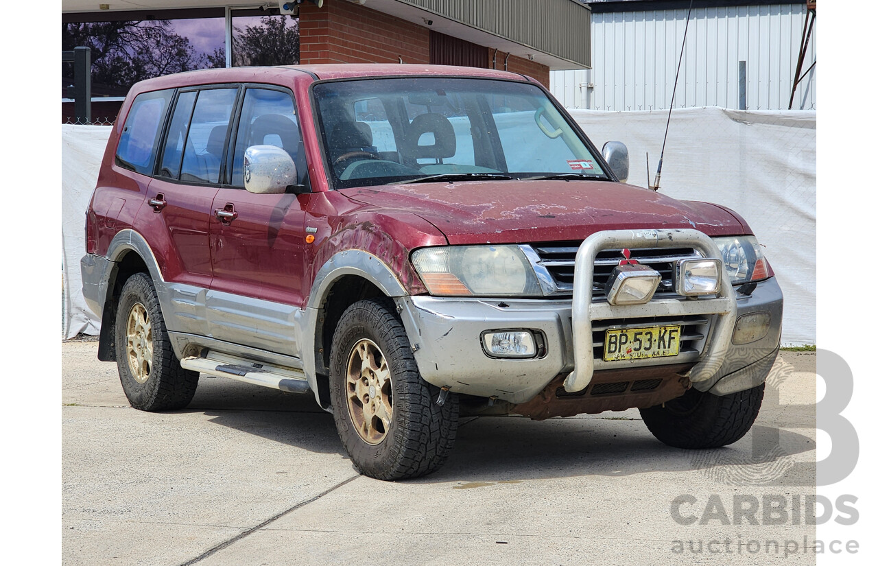 11/2001 Mitsubishi Pajero Exceed LWB (4x4) NM 4d Wagon Red 3.5L