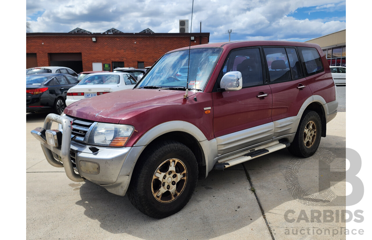 11/2001 Mitsubishi Pajero Exceed LWB (4x4) NM 4d Wagon Red 3.5L
