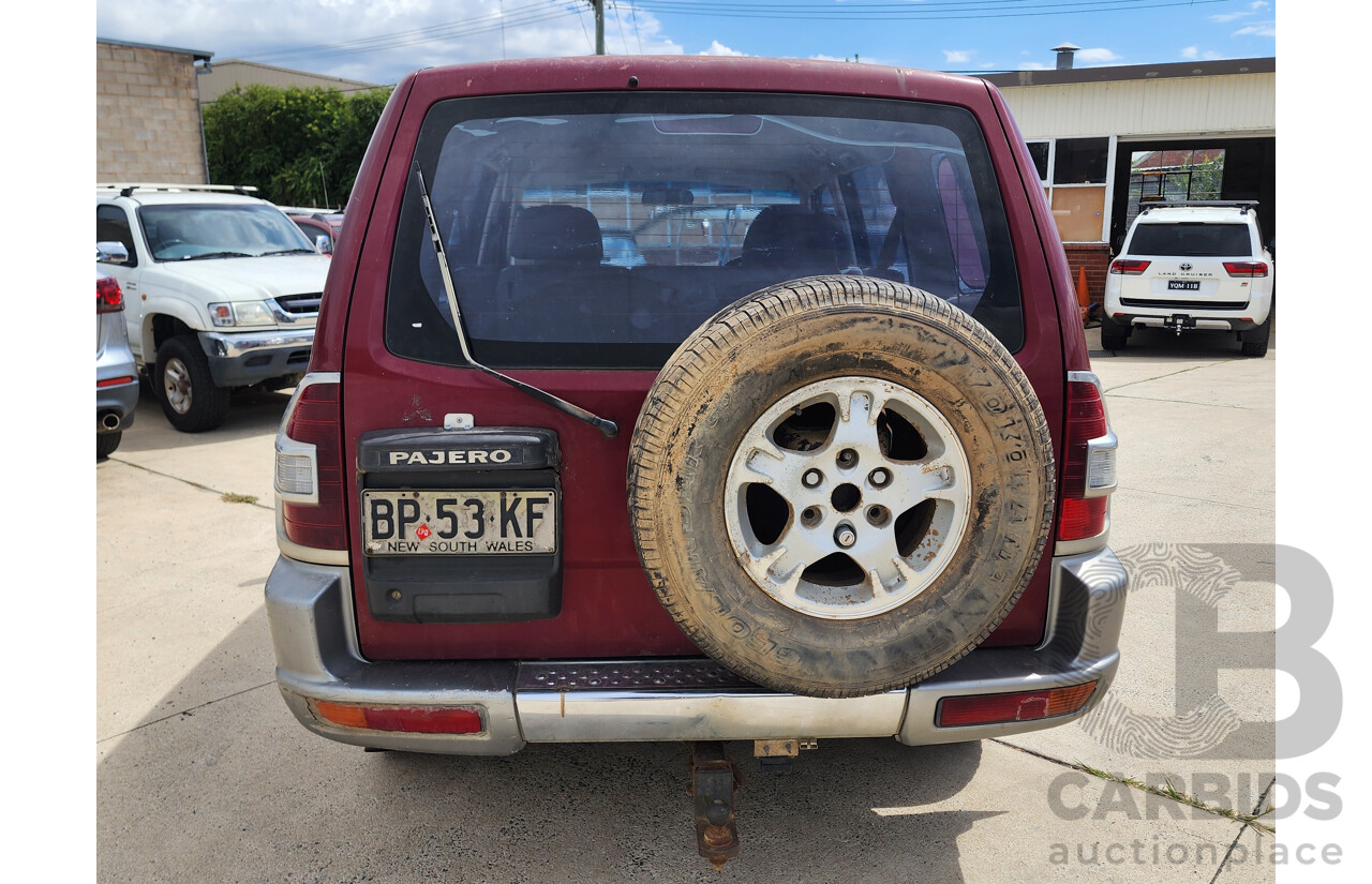 11/2001 Mitsubishi Pajero Exceed LWB (4x4) NM 4d Wagon Red 3.5L