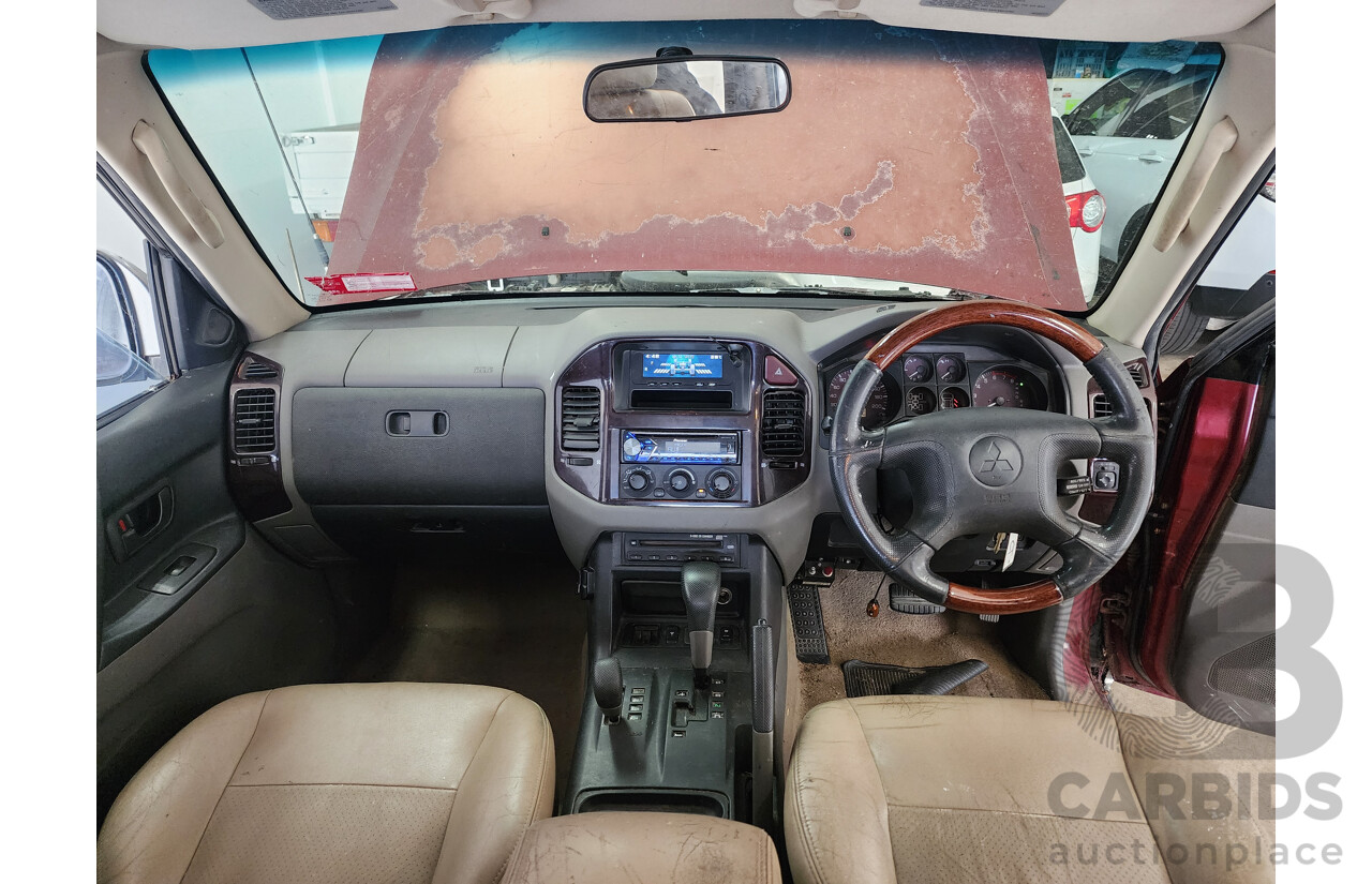 11/2001 Mitsubishi Pajero Exceed LWB (4x4) NM 4d Wagon Red 3.5L