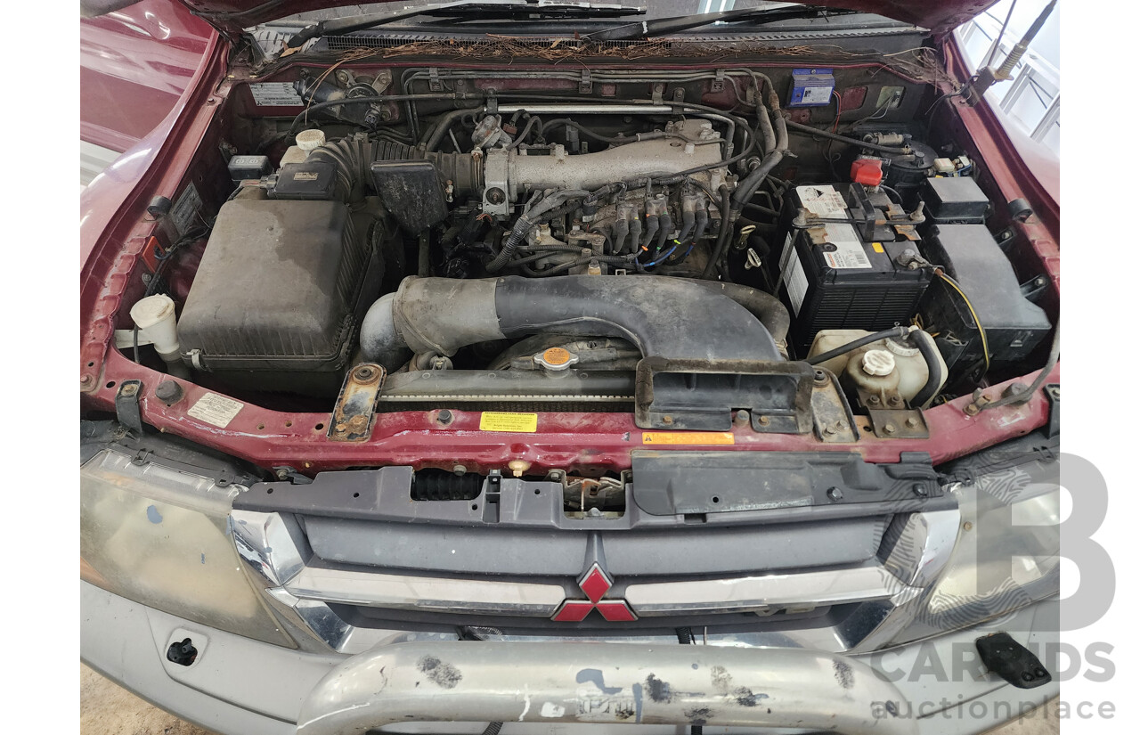 11/2001 Mitsubishi Pajero Exceed LWB (4x4) NM 4d Wagon Red 3.5L