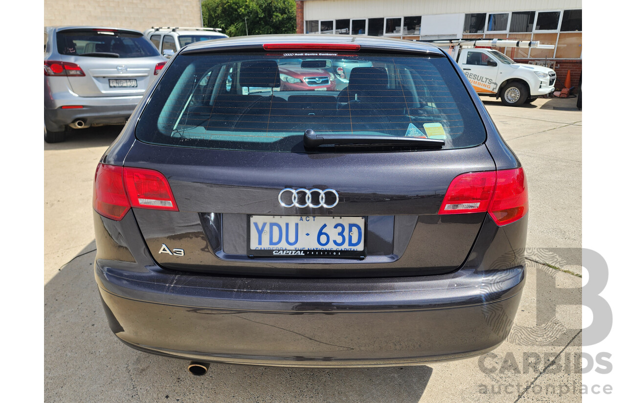 4/2005 Audi A3 Sportback 1.6 Attraction 8P 5d Hatchback Grey 1.6L