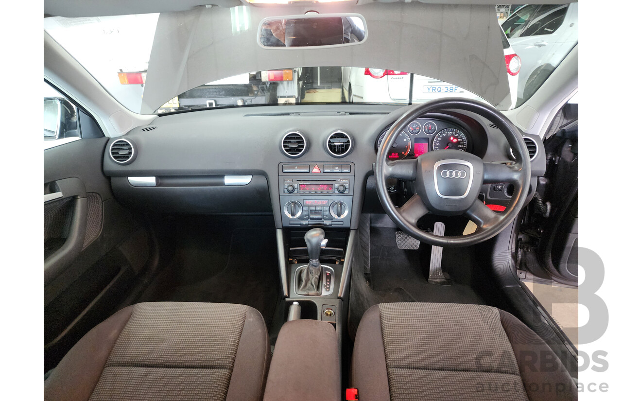 4/2005 Audi A3 Sportback 1.6 Attraction 8P 5d Hatchback Grey 1.6L