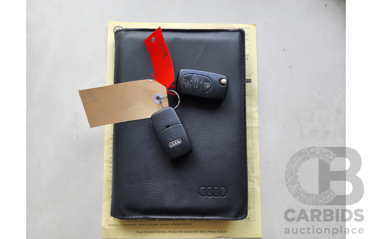 4/2005 Audi A3 Sportback 1.6 Attraction 8P 5d Hatchback Grey 1.6L