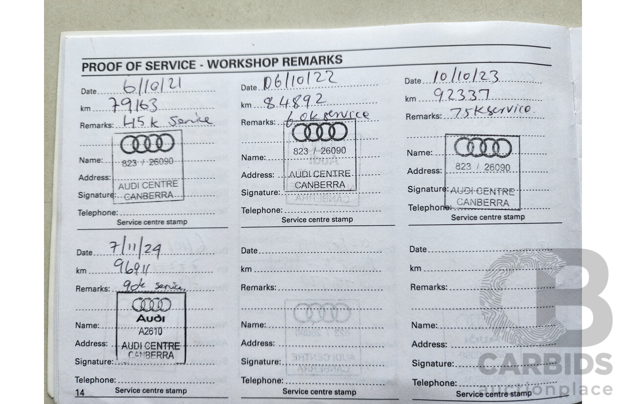 4/2005 Audi A3 Sportback 1.6 Attraction 8P 5d Hatchback Grey 1.6L