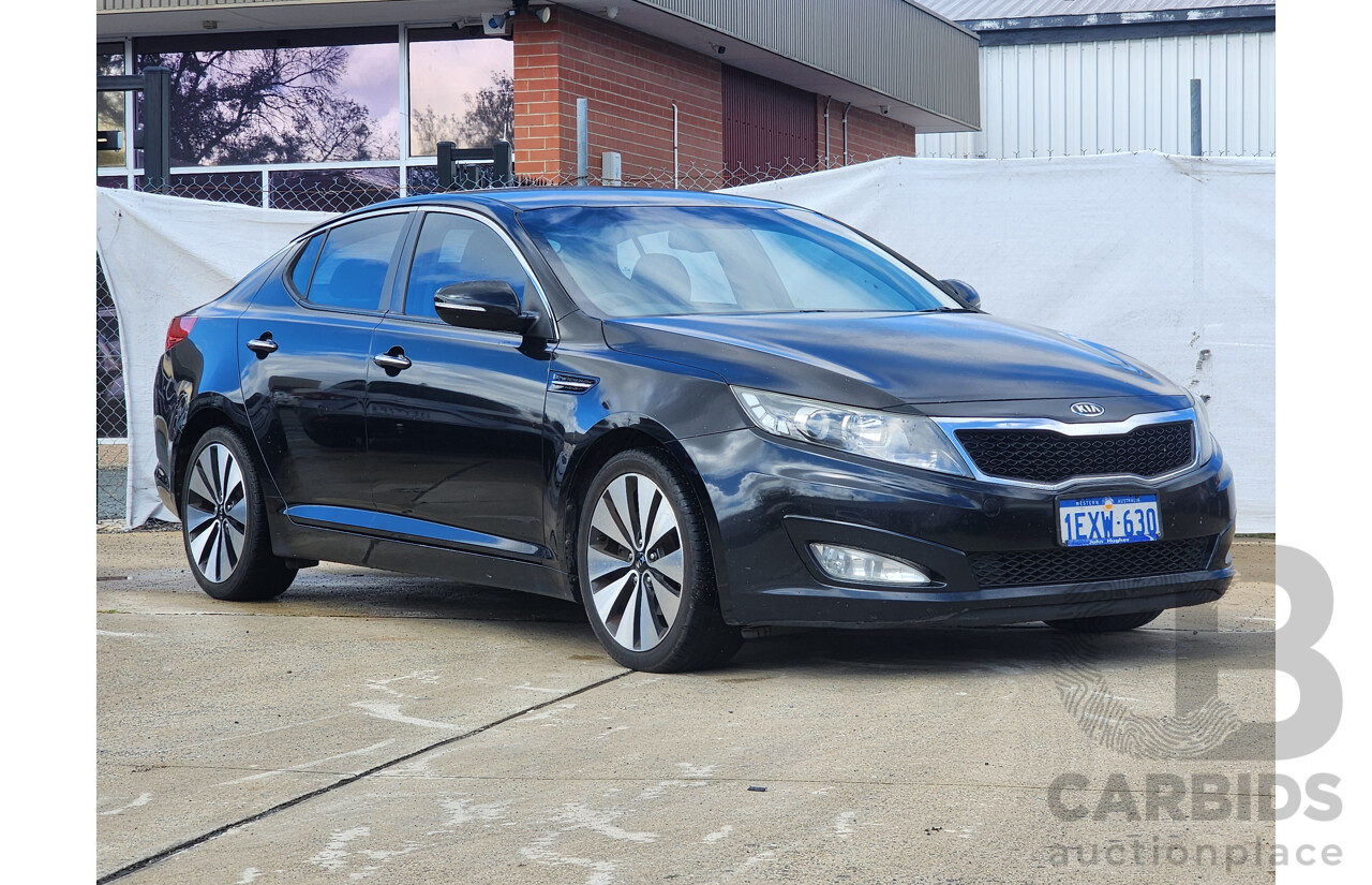 8/2012 Kia Optima Si TF MY12 4d Sedan Black 2.4L