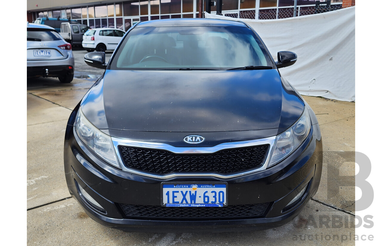 8/2012 Kia Optima Si TF MY12 4d Sedan Black 2.4L
