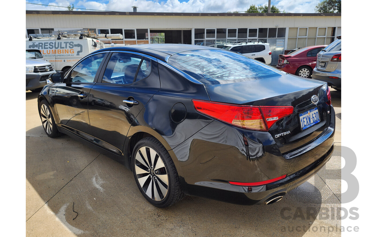 8/2012 Kia Optima Si TF MY12 4d Sedan Black 2.4L