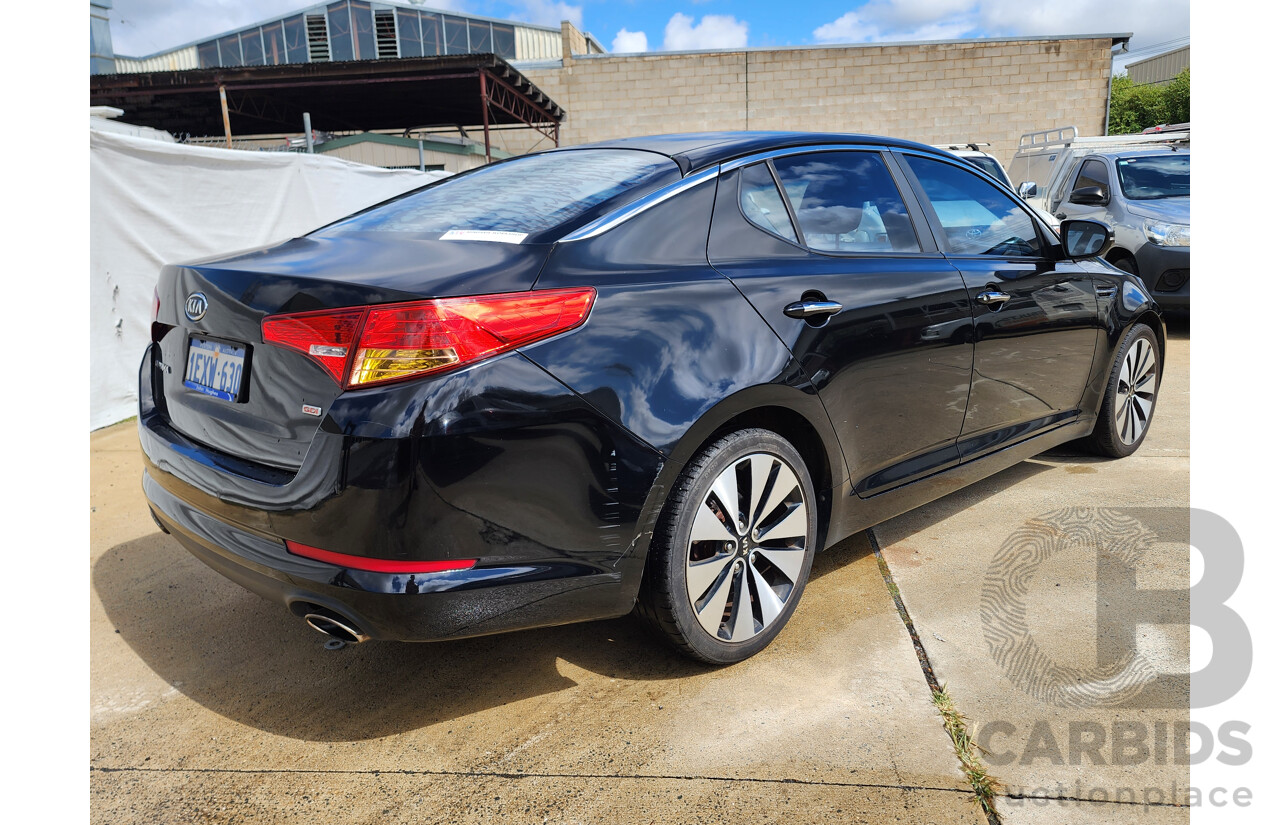 8/2012 Kia Optima Si TF MY12 4d Sedan Black 2.4L