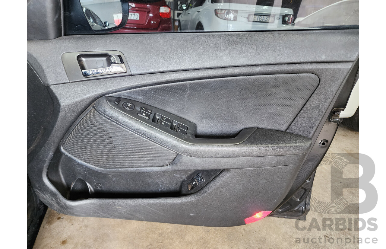 8/2012 Kia Optima Si TF MY12 4d Sedan Black 2.4L