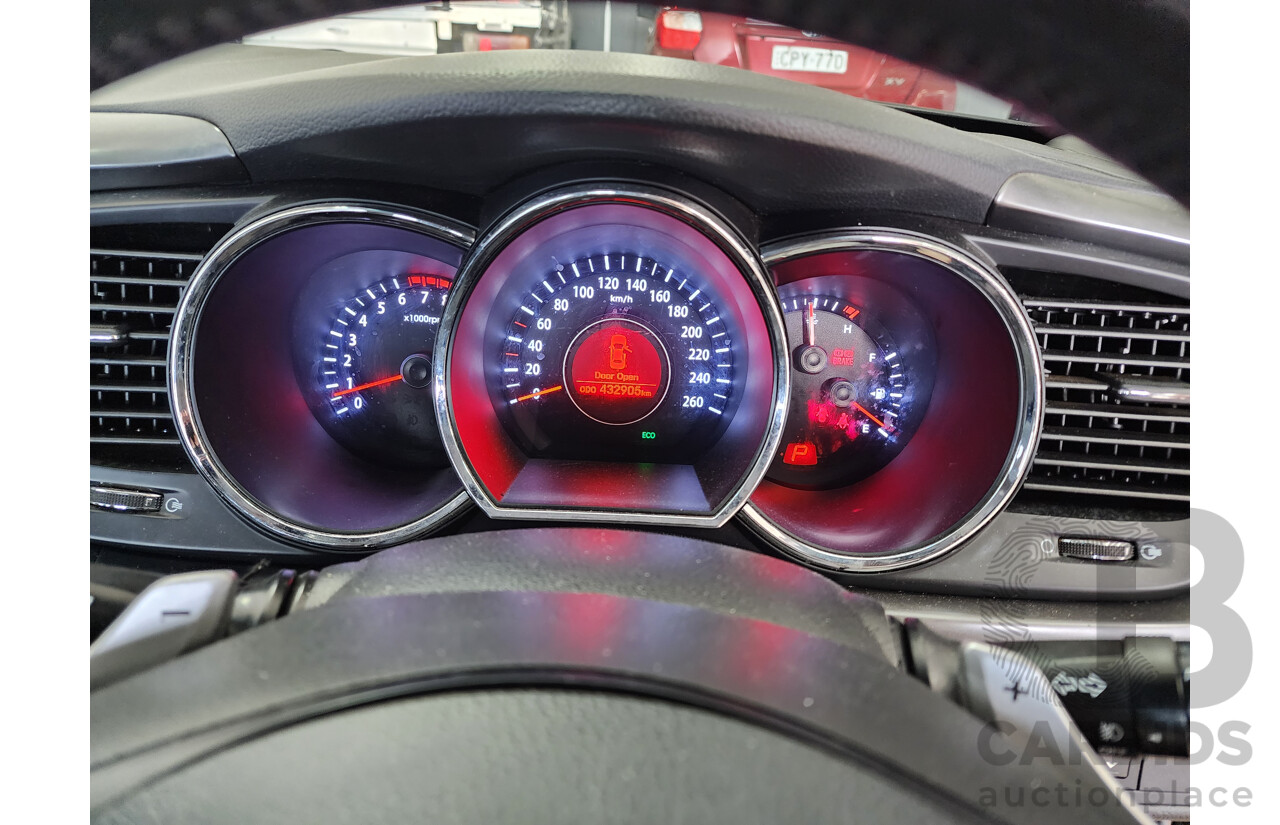 8/2012 Kia Optima Si TF MY12 4d Sedan Black 2.4L