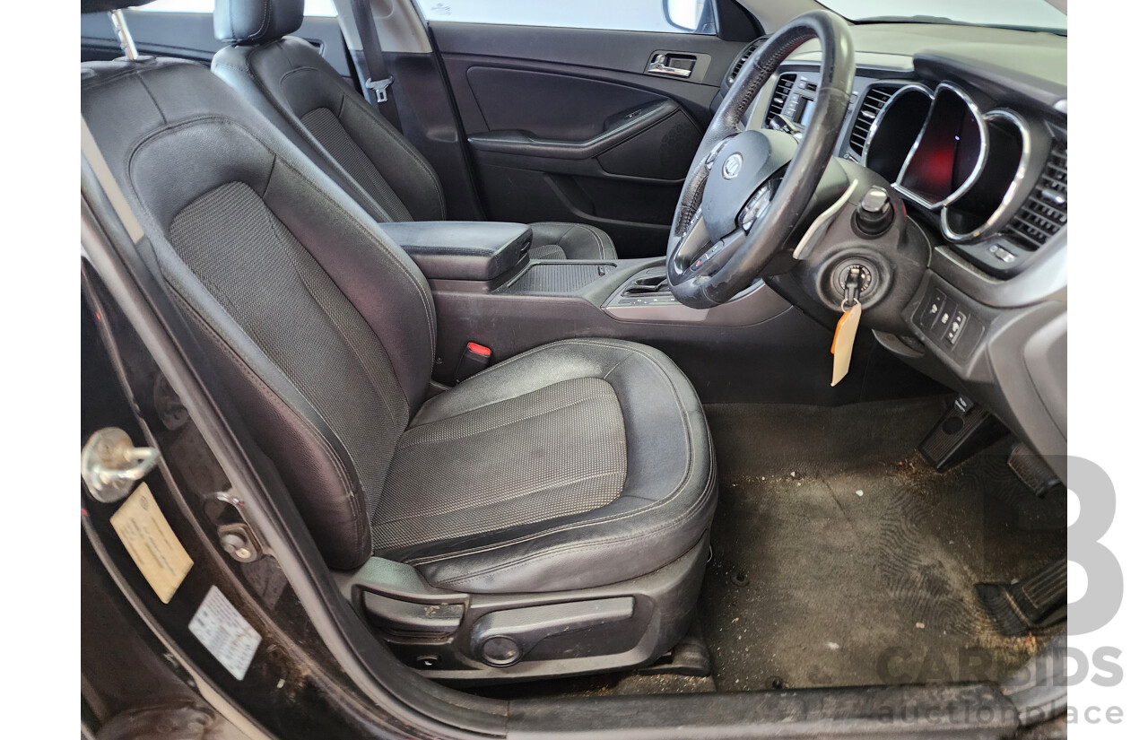 8/2012 Kia Optima Si TF MY12 4d Sedan Black 2.4L