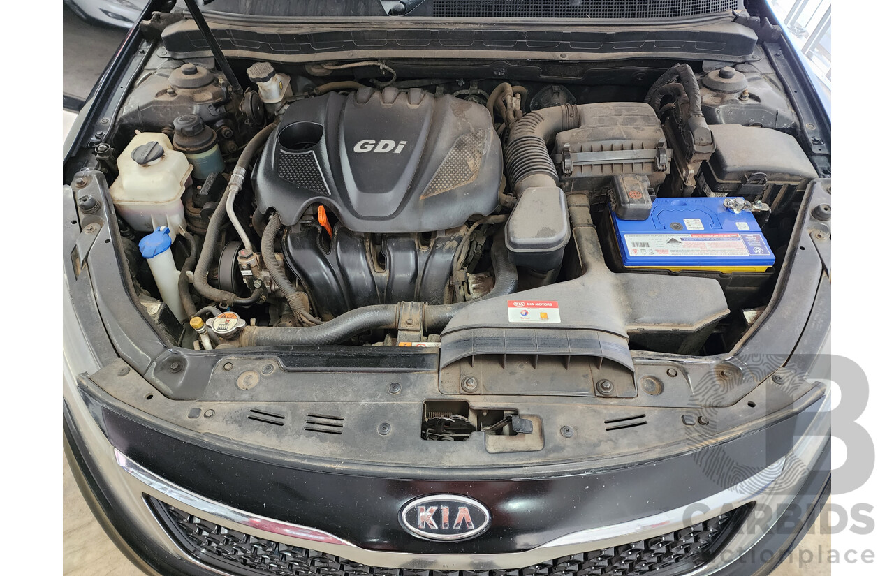 8/2012 Kia Optima Si TF MY12 4d Sedan Black 2.4L