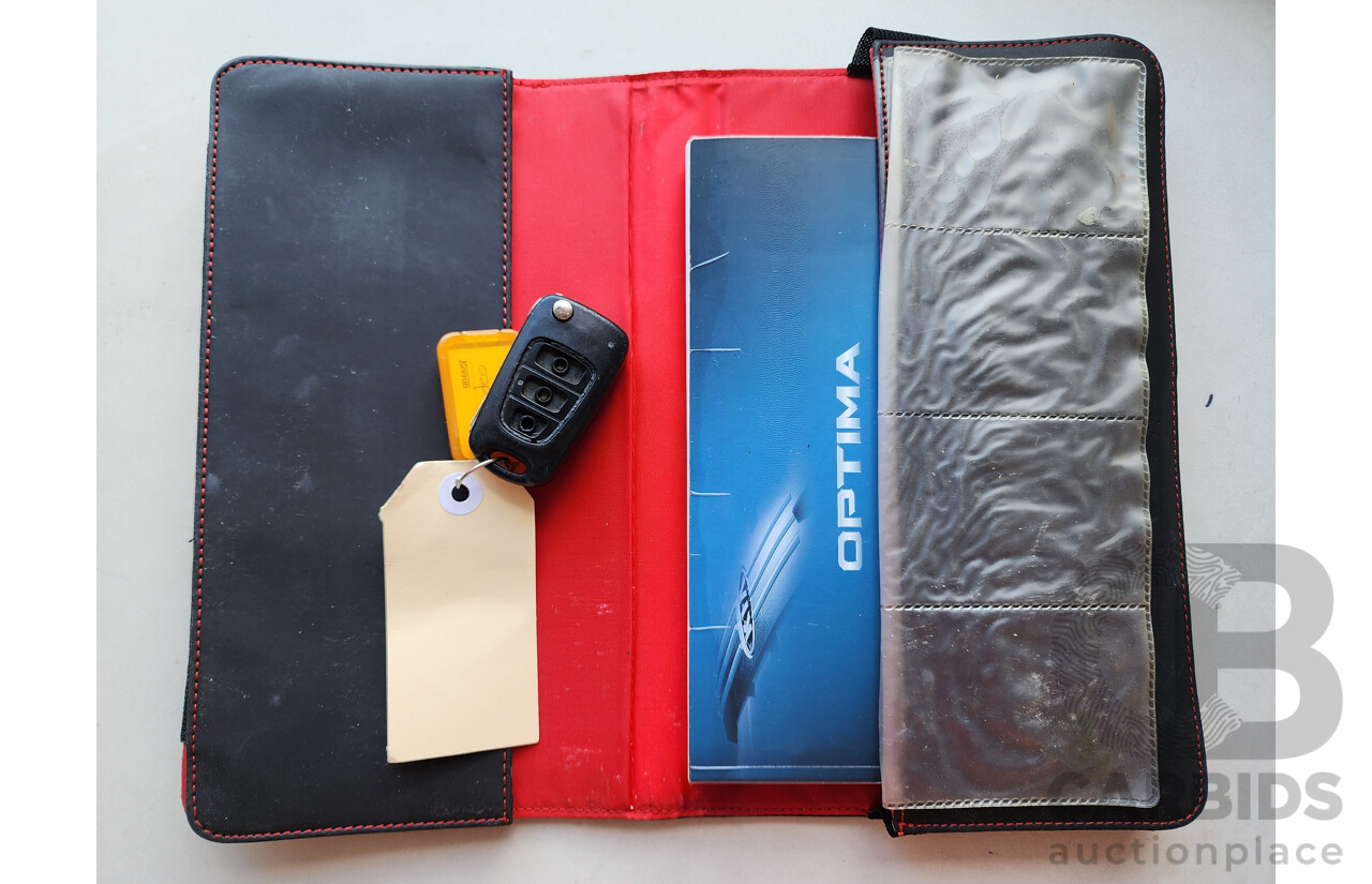 8/2012 Kia Optima Si TF MY12 4d Sedan Black 2.4L