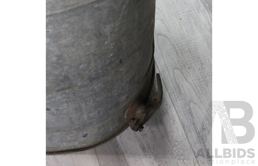 Vintage Galvanized Hand Cranked Separator