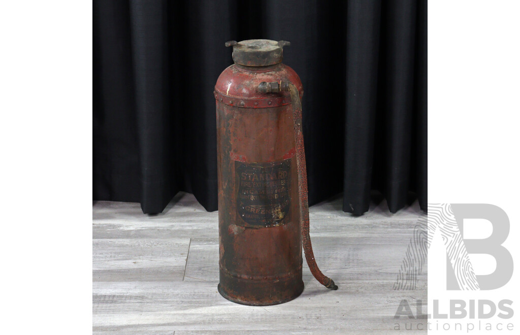 Vintage Metal Fire Extinguisher